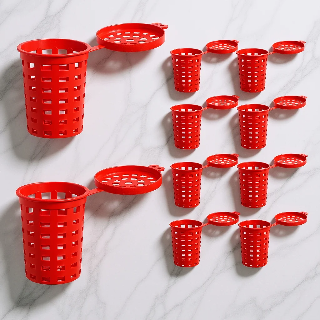 

10 Pcs Bait Thrower Device Fish Traps for Fishing Crab Cage Carp Feeder Accessories