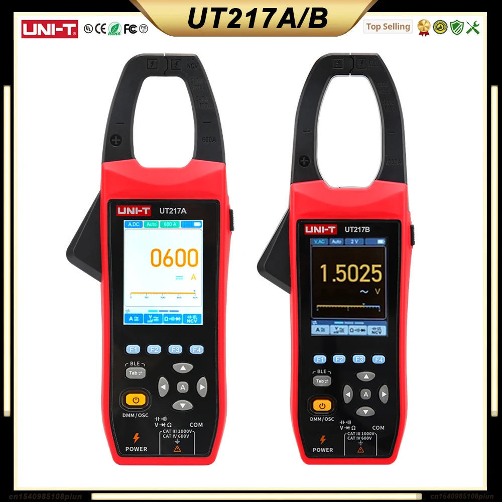 UT217A y UT217B: La Mejor Solución de Medición con Osciloscopio y Clamp Meter para Técnicos Profesionales