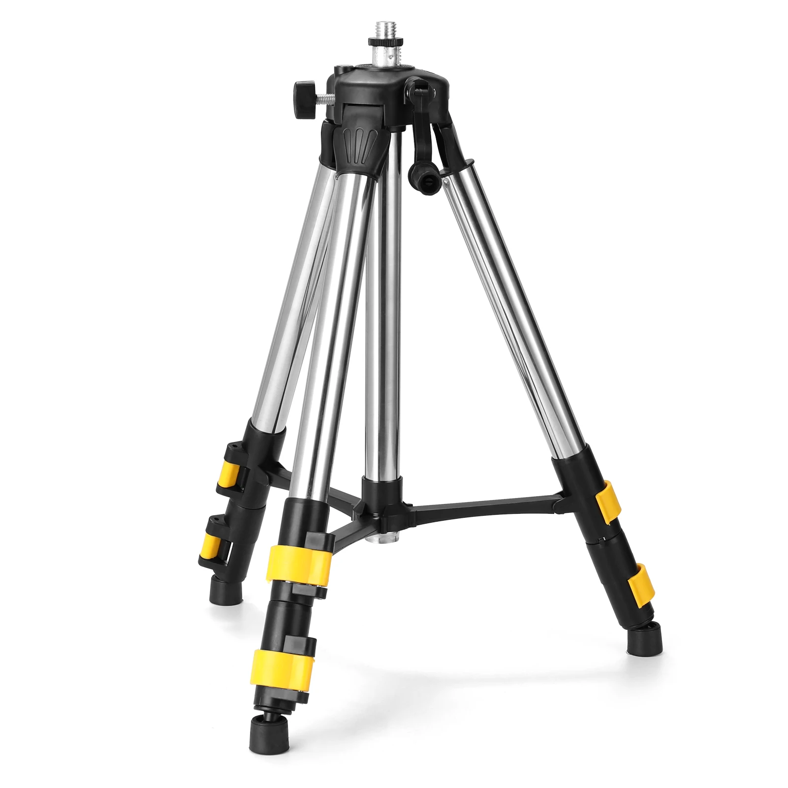 1.2M Three Height Adjustment Stainless Steel Extension Bar Tripod Stand For Laser Level with Bubble-level