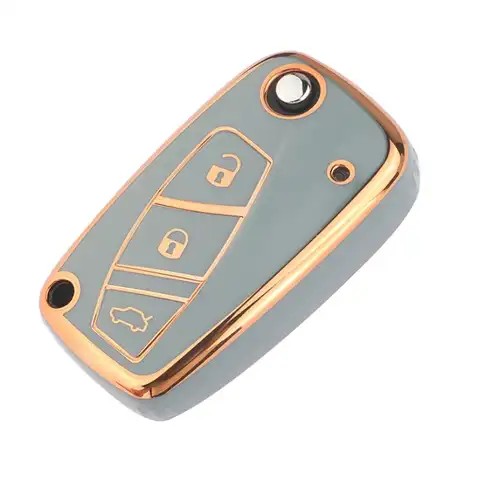 jingyuqin Fjärrkontroll TPU Bilnyckelfodral Skydd Fob För FIAT Iveco Punto Ducato Stilo Panda Idé Doblo Bravo 12 best sales Suzuki Alto skalenlig modell - №6