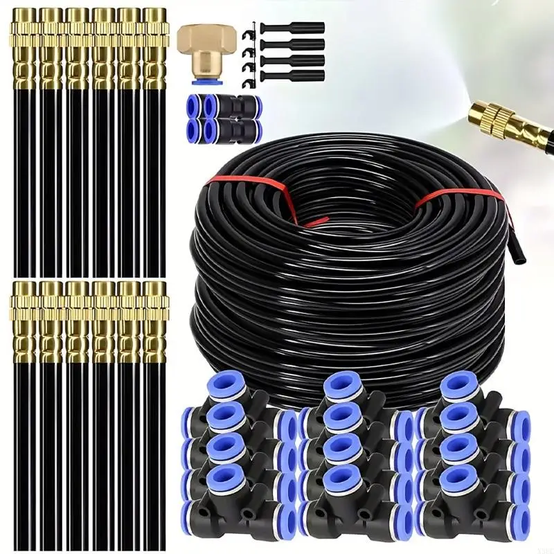 Adjustable Angled Garden Sprinkler Set Drip Irrigation System Heat Resistant For Efficient Watering In Yard And Lawns X3UC
