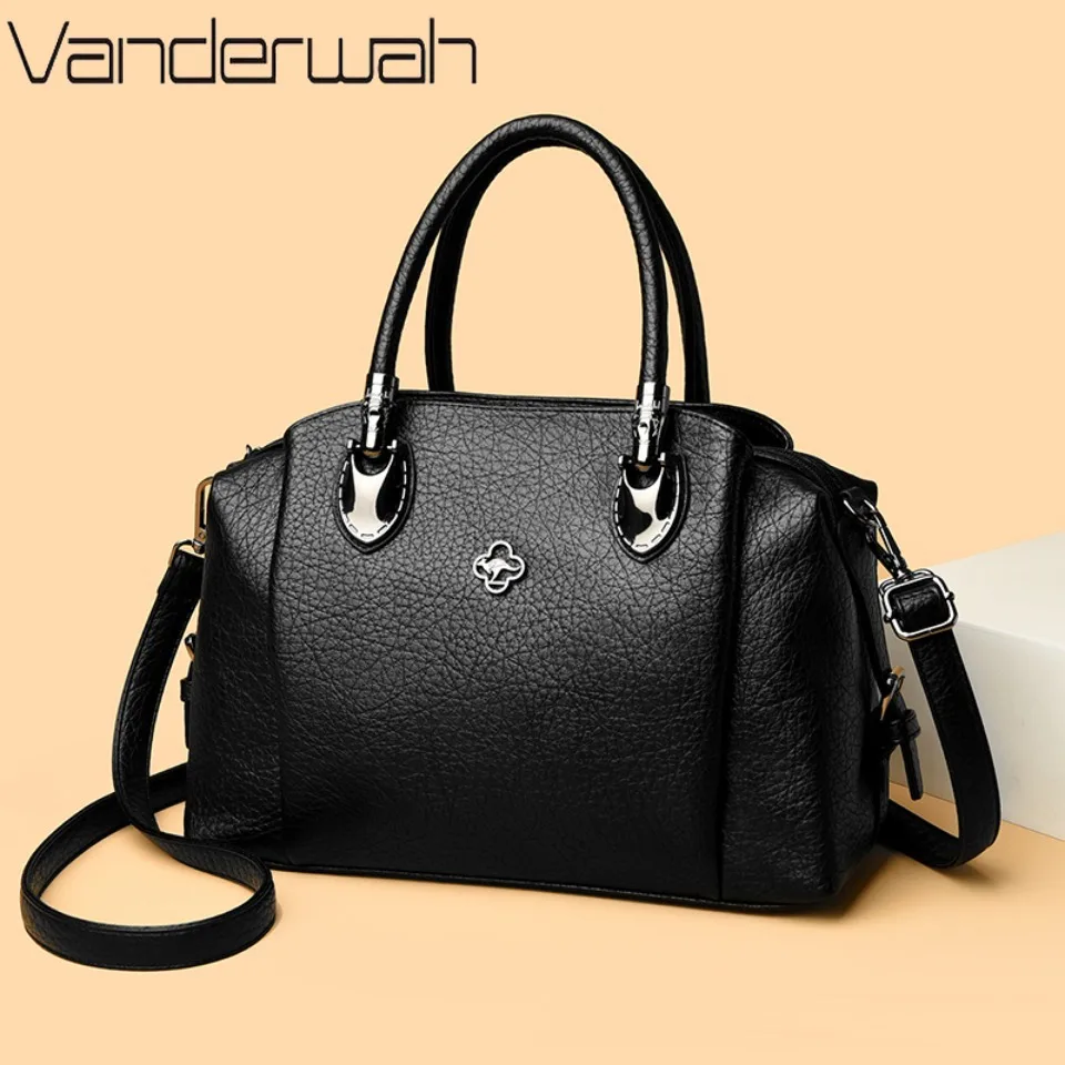

Genuien Brand Top Quality PU Leather Women Handbags Female Shoulder Bags Designer Purses Crossbody Bag Large Capacity Tote Bag