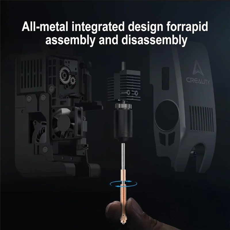 Boquillas K2 Plus de 4 Uds para Creality K2 Plus Combo K2P Kit de boquillas de intercambio rápido 0,2 Mm 0,4 Mm, 0,6 Mm, 0,8 Mm para impresora 3D K2 Plus