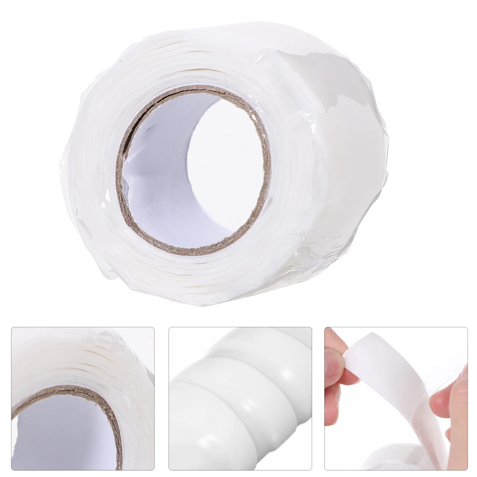 Fita de reparo à prova d'água, refletor de parada, duto branco resistente para uso externo, flexível