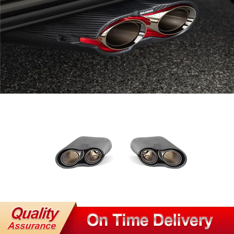 G WAGON W463A W464 G63 G500 W464 BA B900 Rocket Style Exhaust Tips With Tape Lights Without Logo