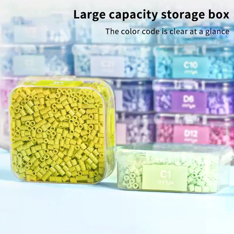 1/20 Pcs PP Storage Box Mini Transparent Plastic Case Container Square Rectangle Packaging Jewelry Beads Small Item No Mess