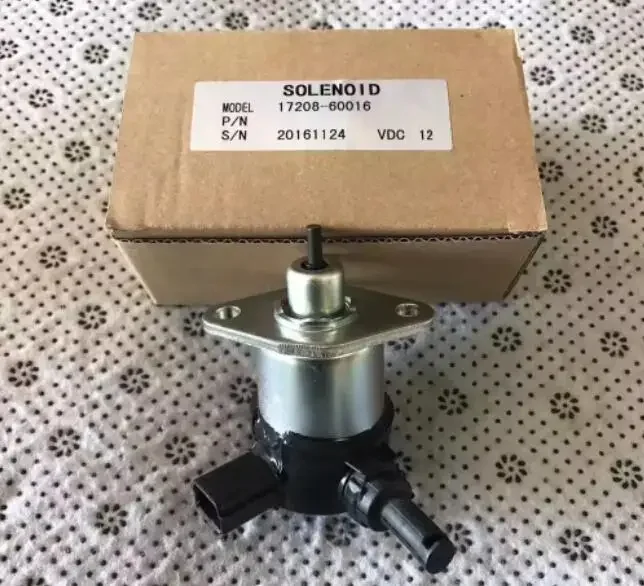 

1A021-60017 1A021-60013 1A021-60014 1A021-60015 1A021-60016 Fuel Stop Solenoid 12V for Kubota Engine V2003 V2203 V2403-M tractor