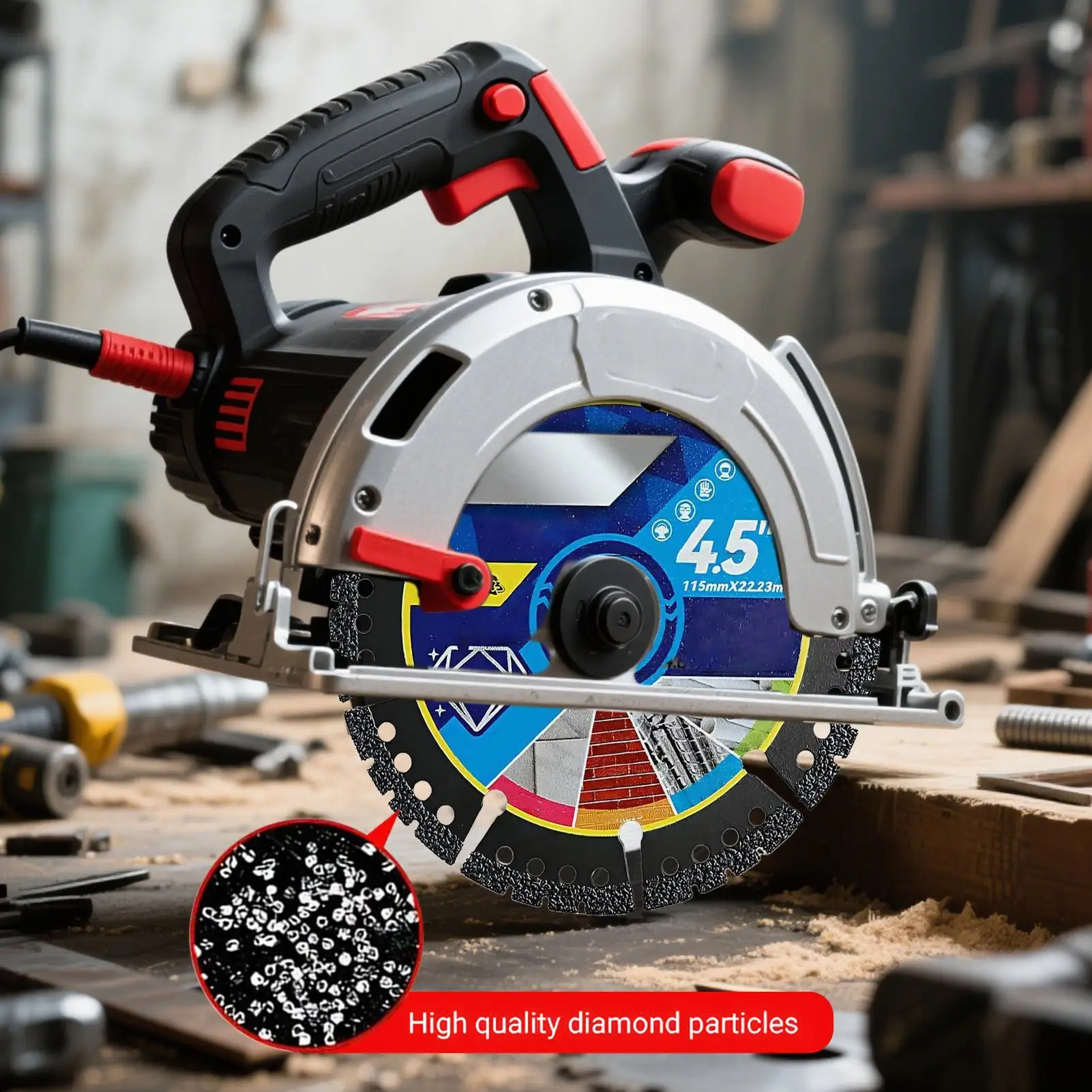 

Saw Cutting Wheel 4.5-Inch Multi-Purpose Angle Grinder Attachment Grinding Wheel Tools for Tiles Marbles Concrete Steel PVC