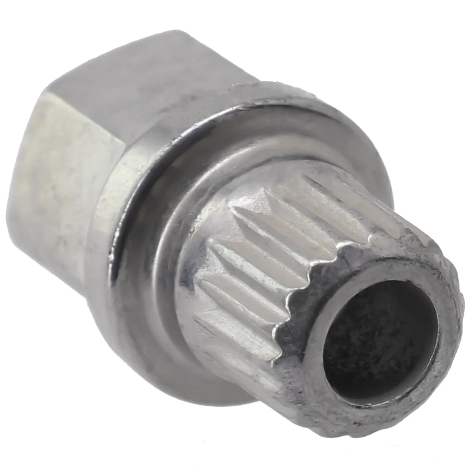 Removal Tool Wheel Lock Lug Nut Lug Nut Screw Removal Key Silver Tone Steel Wheel Lock 34/18PT Car Accessories