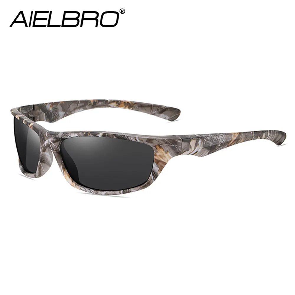 AIELBRO New Photochromic Cycling Lenses Polarizing Glasses for Men Night Vision Men's Bicycle Cycling Lenses Sports Glasses