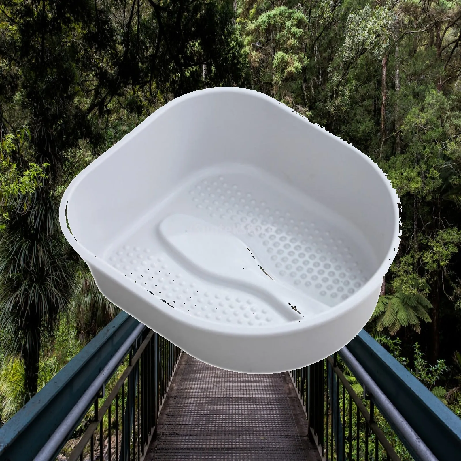Foot Bath Basin with Massage Bumps Large Capacity Foot Soaking Tub Home Foot Spa Accessories for Relaxation