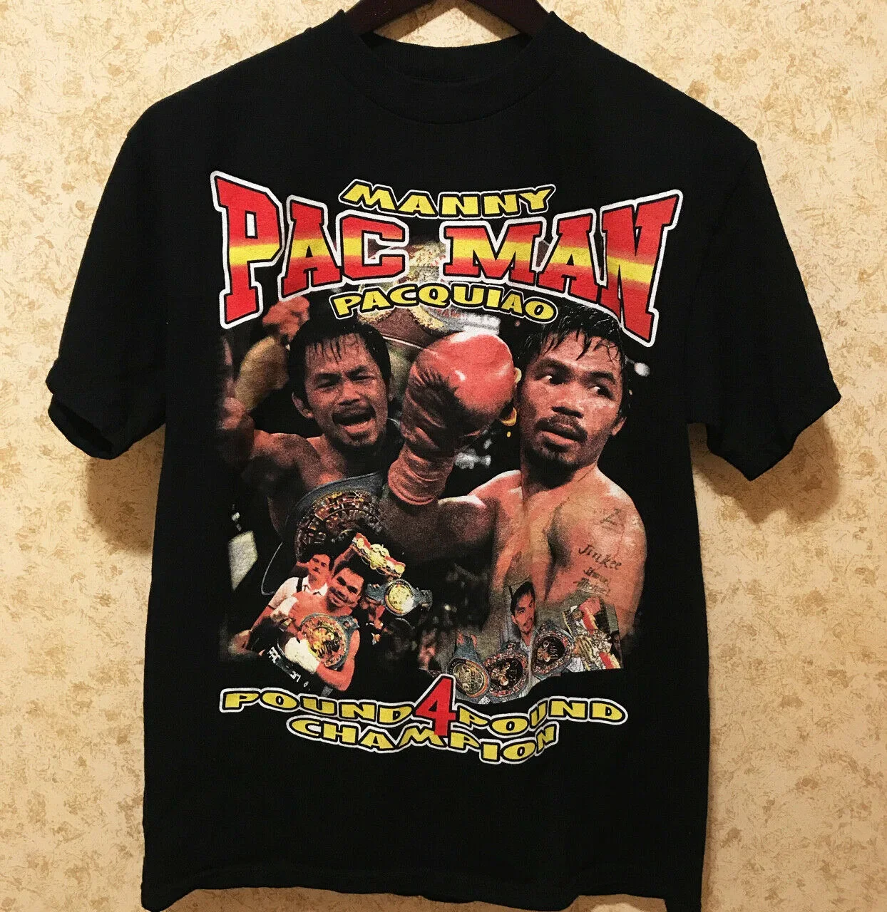 

Retro Manny Pacquiao Boxing T-Shirt 100% Cotton O-Neck Summer Short Sleeve Casual Mens T-shirt Size S-3XL