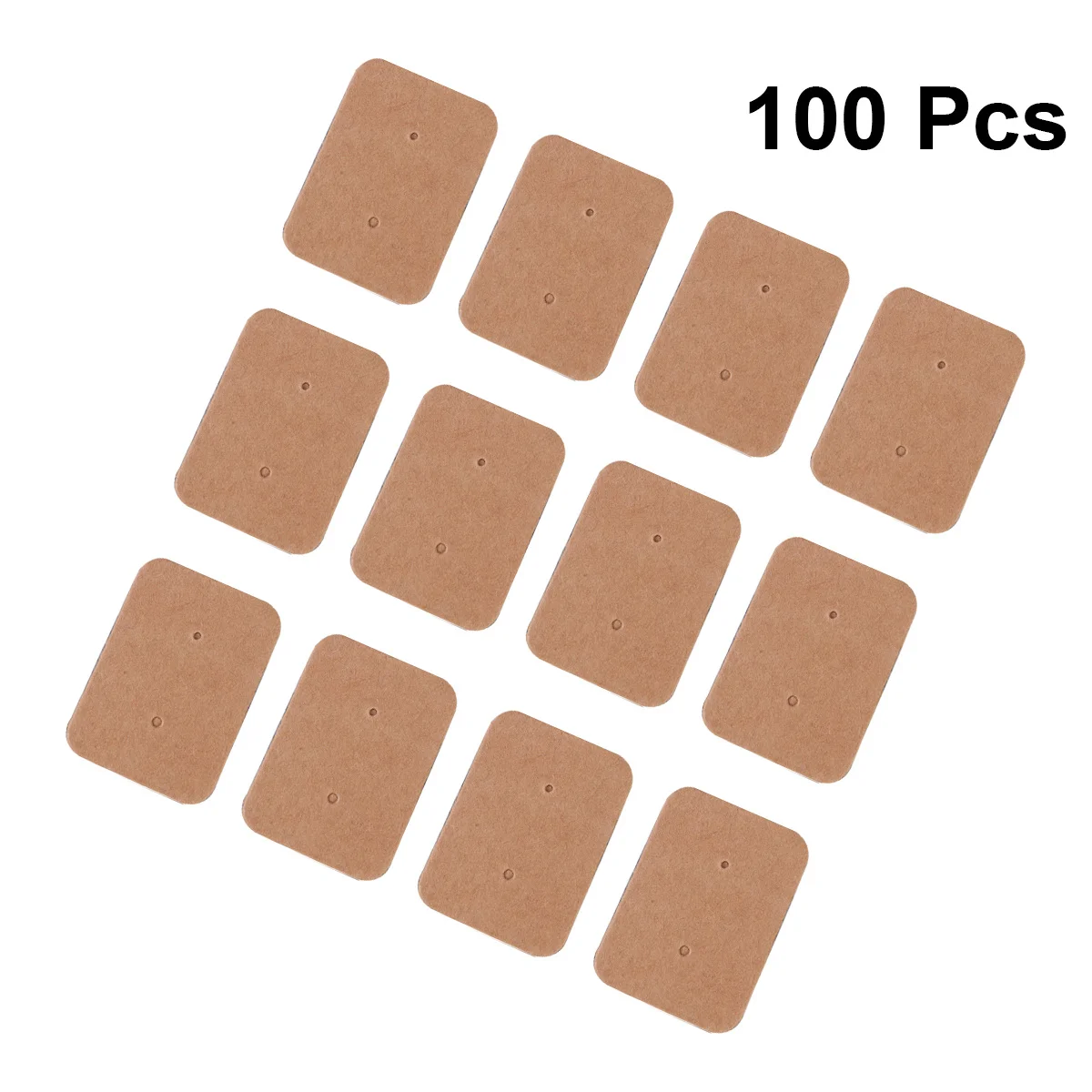 

100 шт. карты для сережек, предварительно вырезанные отверстия для легкого демонстрации ювелирных изделий, ценники, вывески для скрапбукингов и самодельные украшения