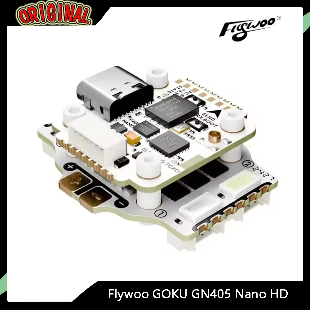 

Flywoo GOKU GN405 Nano HD 20A Stack V3 - TXCO ELRS 2.4g, Plug-and-Play for O4/O4 Pro