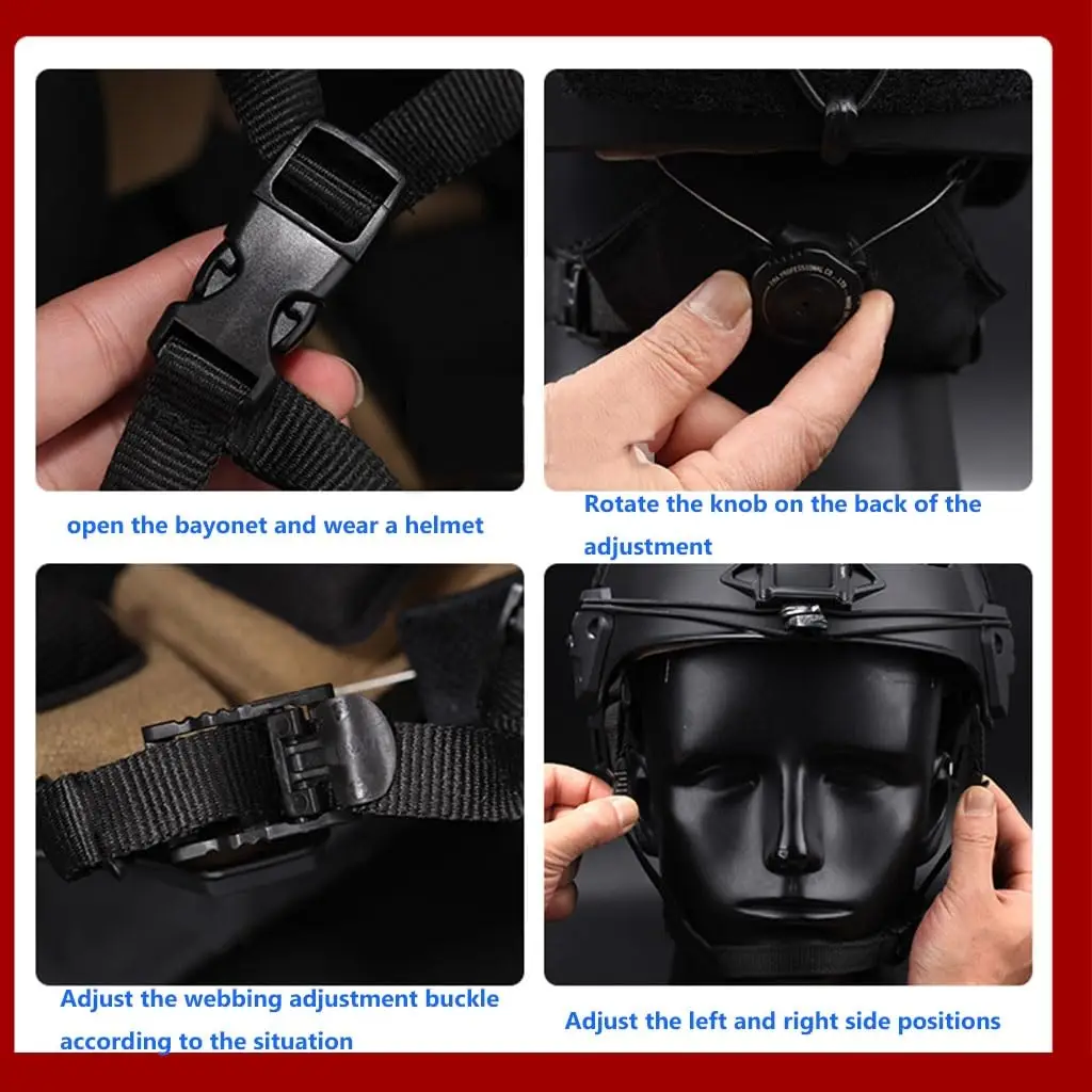 Military Tactical Helmet Set With High-End Communication Noise-Cancelling Headphones Windproof Lenses For Outdoor Hunting Battle - Image 3