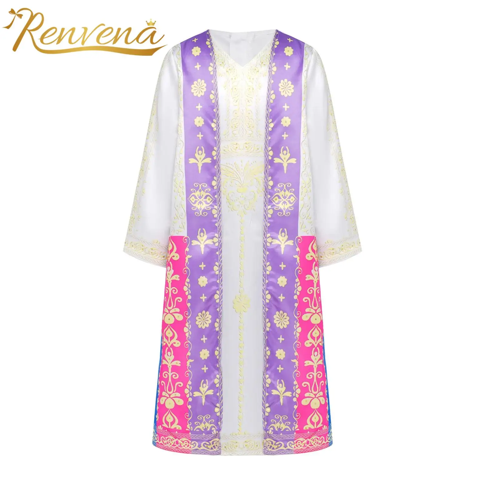 

for Ramadan Party Stage Dance Wear Girls V Neck Arabic Dubai Style Dress And Robe Outfit Sleeveless Tank Dress Robe Kaftan