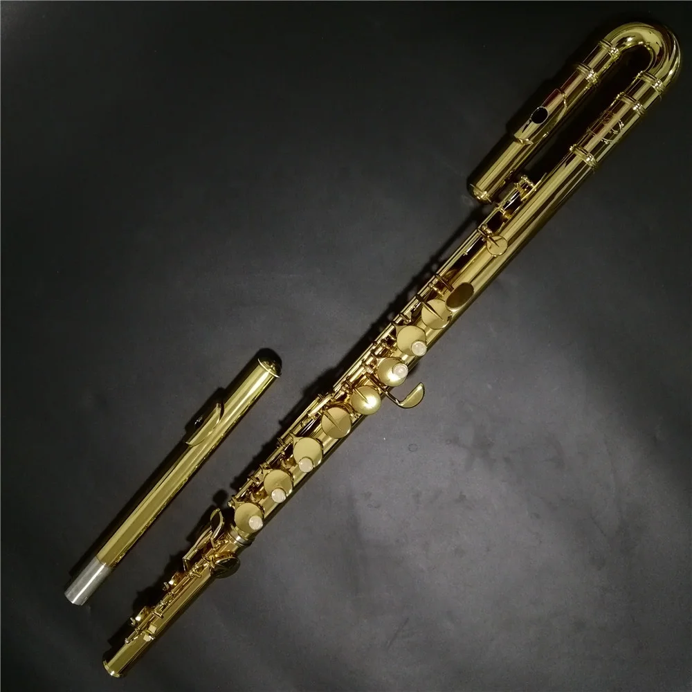 

G key alto flute gold plated 16 closed hole from China factory with case