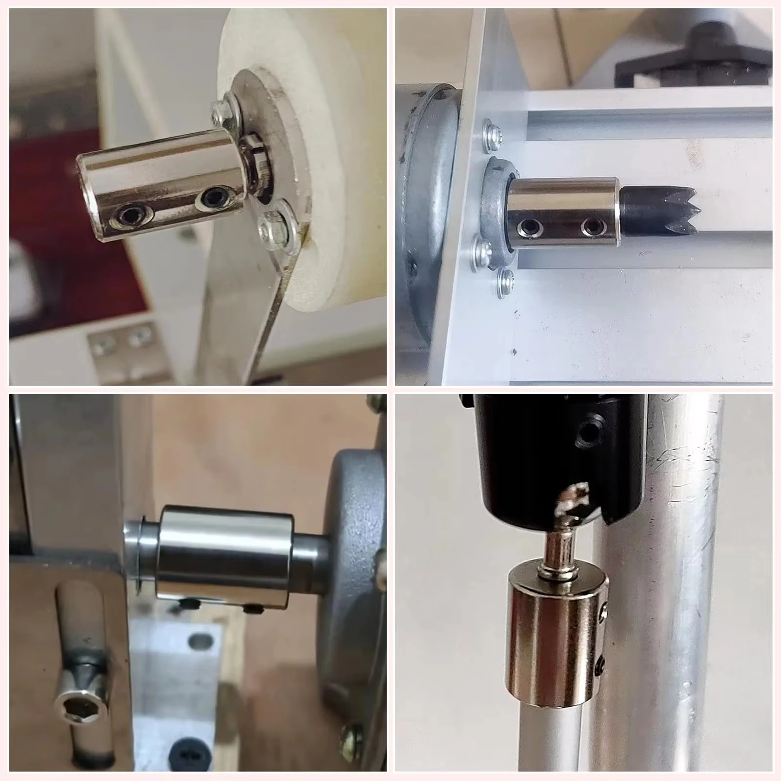 1pcs 45# Steel Rigid Coupling Set Screw 3/4/5/6/6.35/7/8/10/12mm Bore Shaft Coupler Connector for 3D Printers Motor Accessories