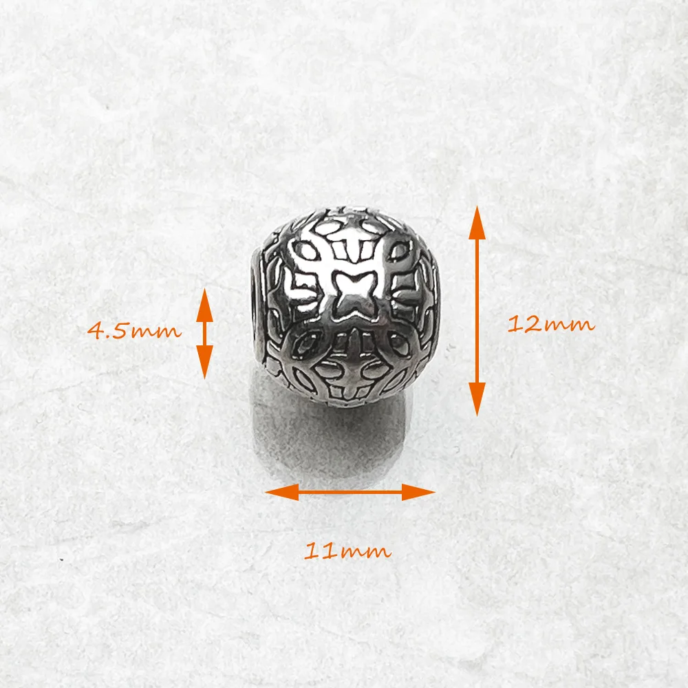 Koraliki Arabesque Ornament marka 925 srebro Karma Charms europejska biżuteria akcesoria — zdjęcie 2