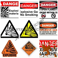 Danger Danger High Voltage Safety Electrical Vinyl Sticker for Factories/ Voltage Prone