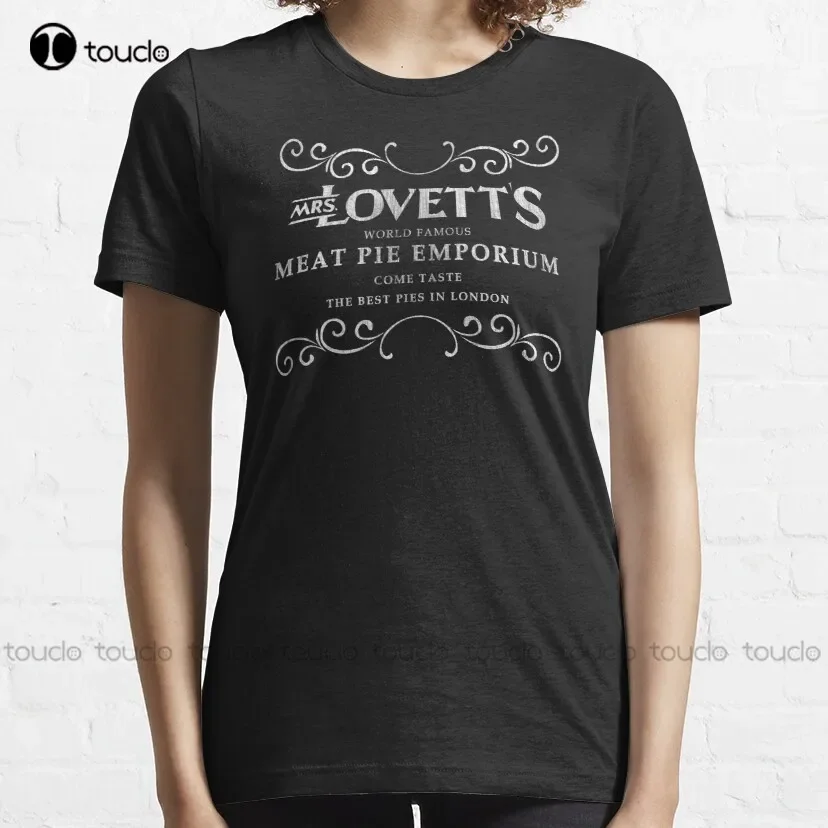 Mrs.Lovett'S Meat Pies Classic T-Shirt Girls Uniform Shirts Custom Aldult Teen Unisex Digital Printing Tee Shirt Xs-5Xl Cotton