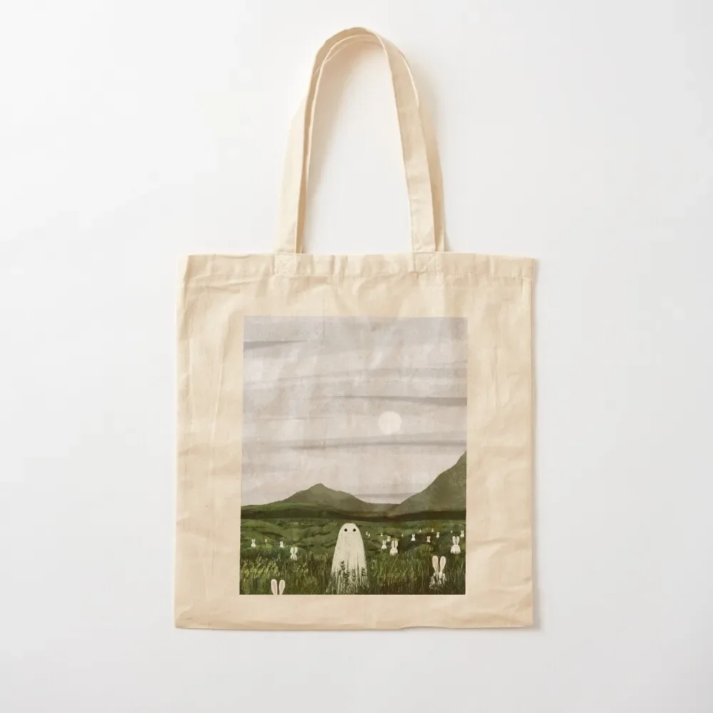 

White Rabbits Tote Bag bag for beach Women's bag custom canvas