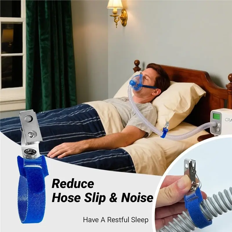 9 عبوات من أدوات تنظيف أنبوب CPAP، حامل خرطوم CPAP، مشابك أنبوب CPAP، حامل أنابيب CPAP، لأنابيب قطر قياسي 15-22 مم - A86G #2