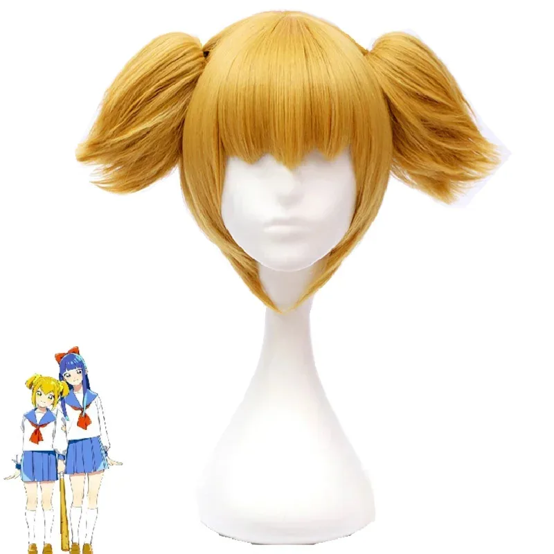 Anime POP TEAM EPIC Popuko Pipimi Cosplay Costume Aldult Woman Top Skirt Wig Halloween Exquisite Cute Sailor Uniform Suit