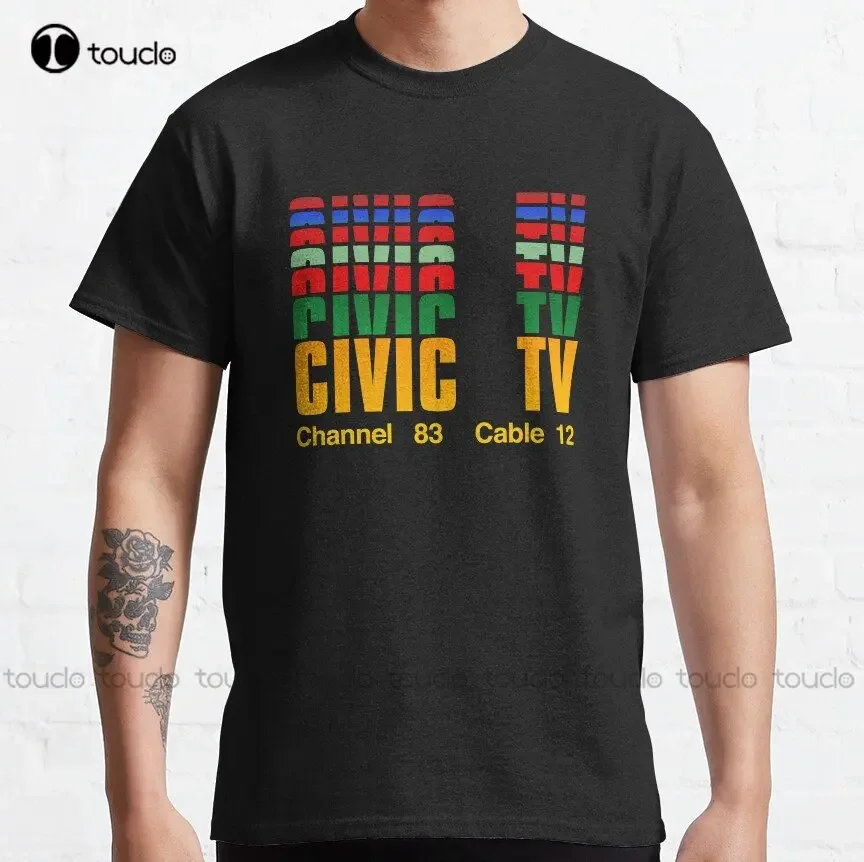 Channel 83 Cable 12 Videodrome Classic T-Shirt T Shirt Dress Funny Art Streetwear Cartoon Tee Digital Printing Tee Shirts Xs-5Xl