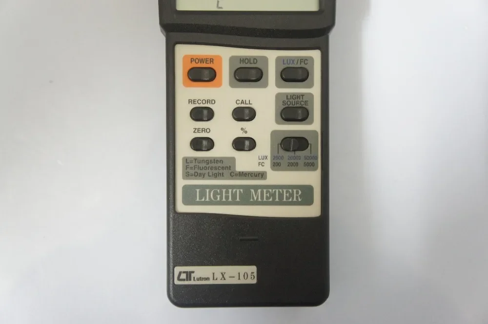 Lx-105  Light Meter lux meter  2000/20,000/50,000 Lux, RS232 Output