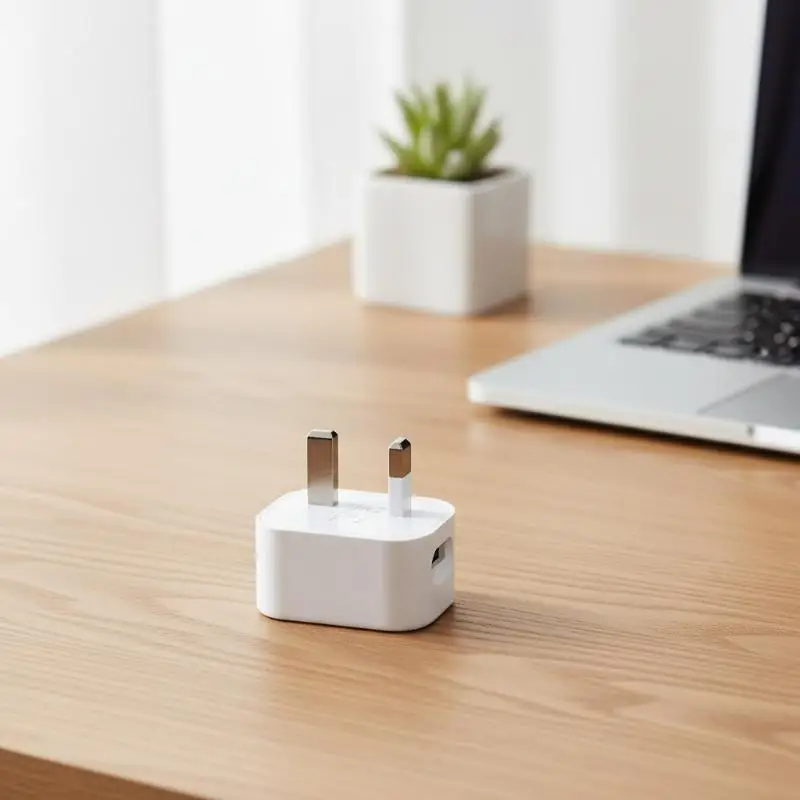 UK Mains 3 Pin Plug Adapter Dual USB Wall Charger 1 Port 2 Port Compact Design for Phones Tablets Travel