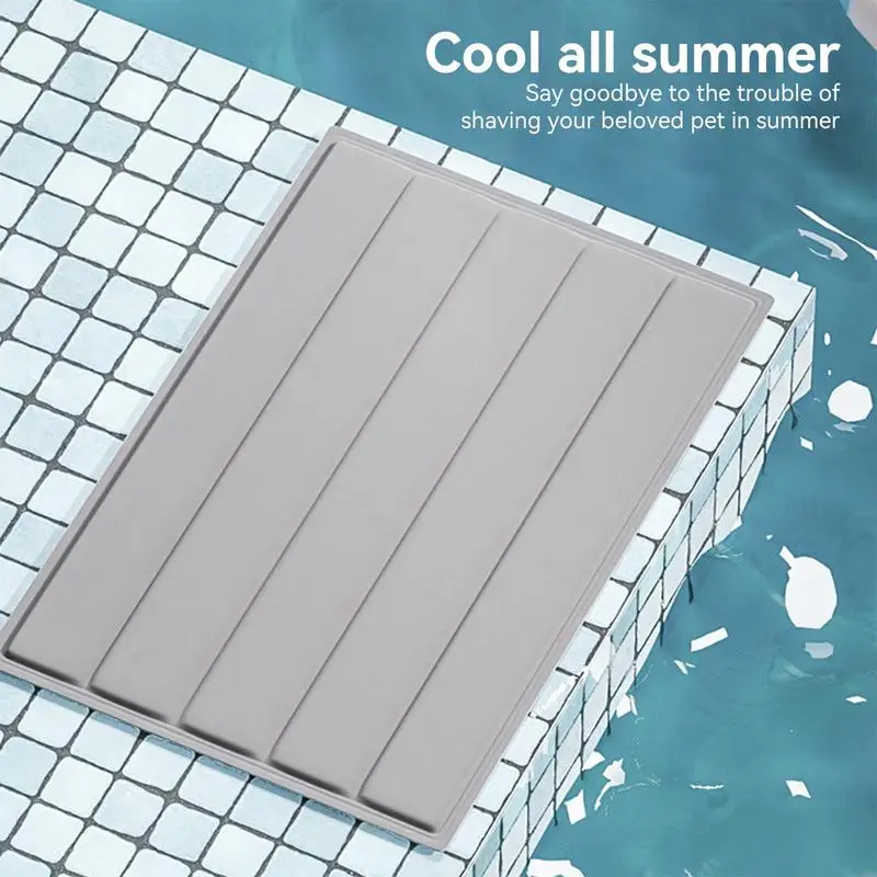 

Pet Cooling Pad Waterproof Washable Breathable PVC Cooling Mat Anti-Scratch Multifunctional Cooling Supplies Comfortable