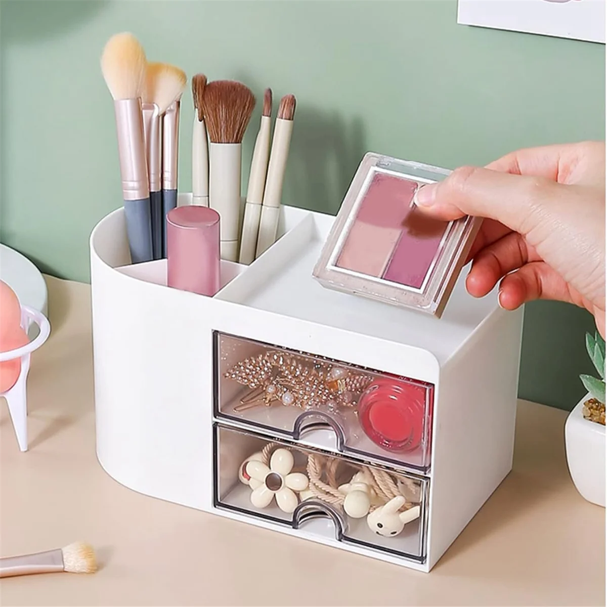 

Pencil Pen Holder for Desk, Office Desk Organizer, Cute Desktop Stationery Organizer, Stationery Holder Storage BoxJAS