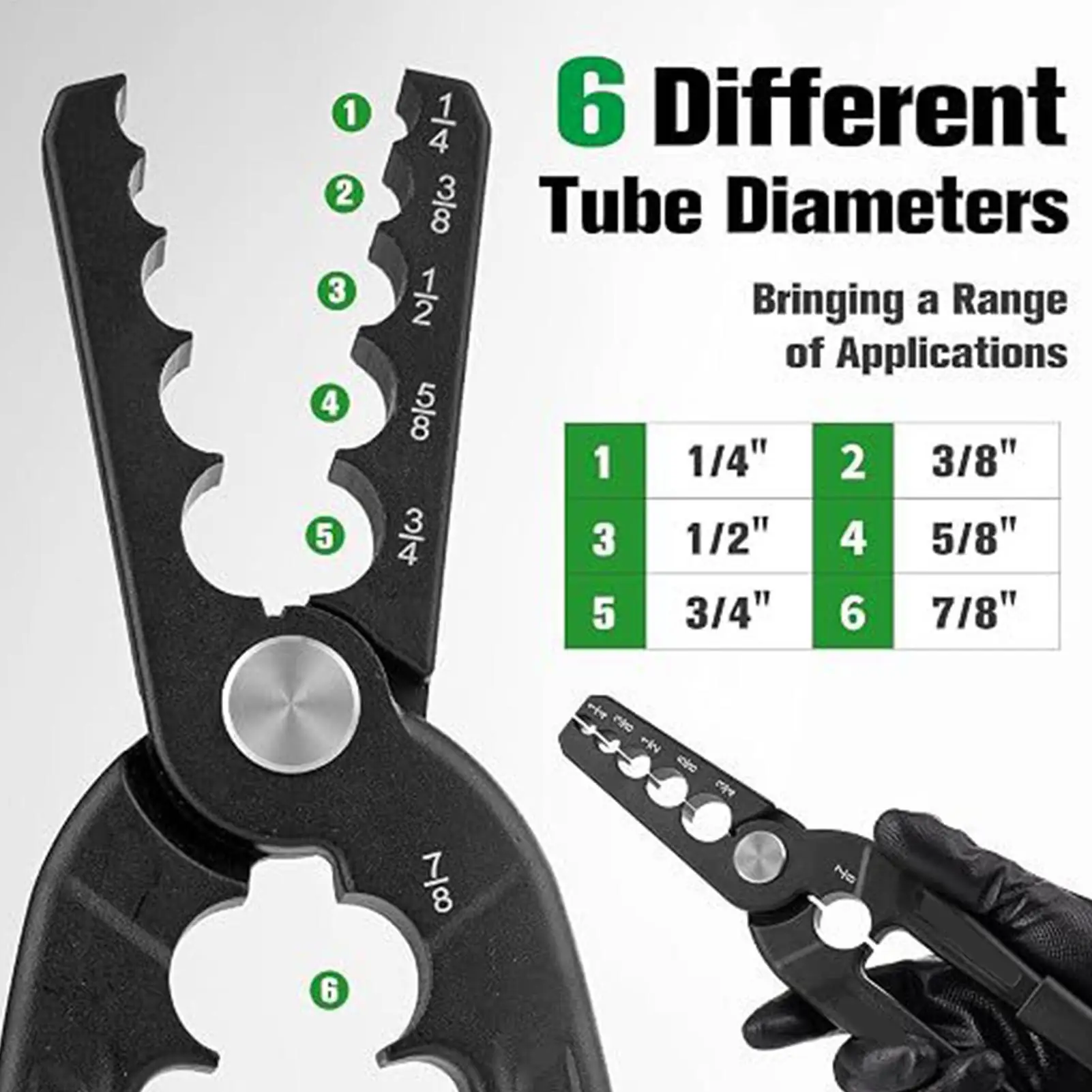 Copper Pipe Repair Pliers 6-Hole Rustproof Universal Straightener Aluminum Tubing Repair Pliers For Workshop Garage Factory