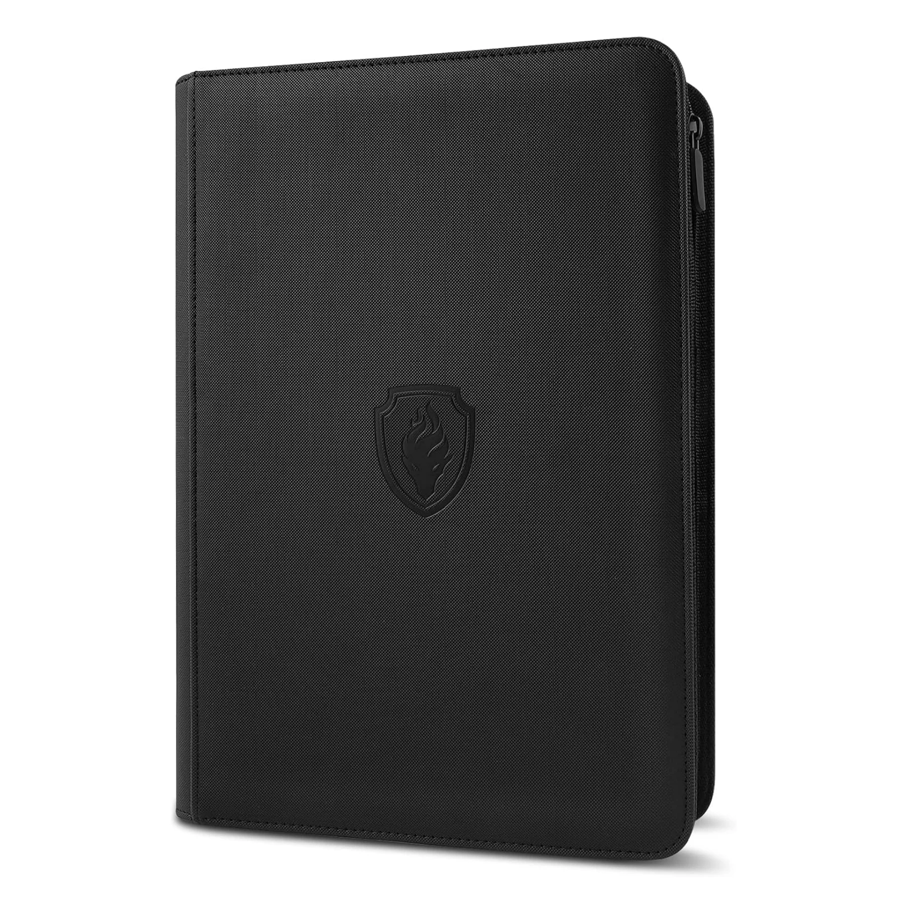 9-pocket ritskaartbinder, 360 ruilkaarthouderboek, premium PU-cover ritssluiting voor kaarten, duurzame kaart met zijlader