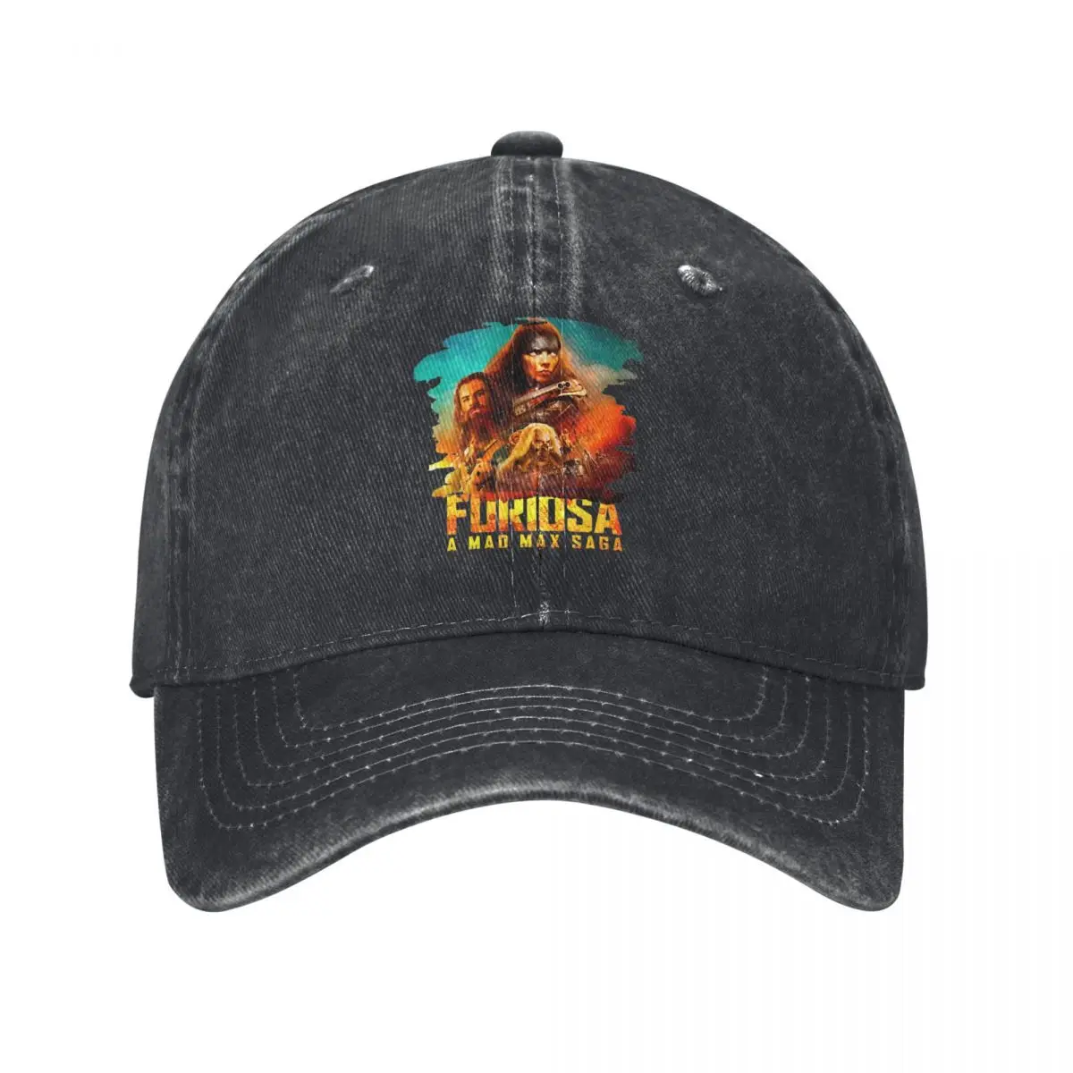 Furiosa A Mad Max Saga Baseball Caps Fashion Distressed Denim Movie 2024 Sun Cap for Men Women Outdoor Running Golf Caps Hat