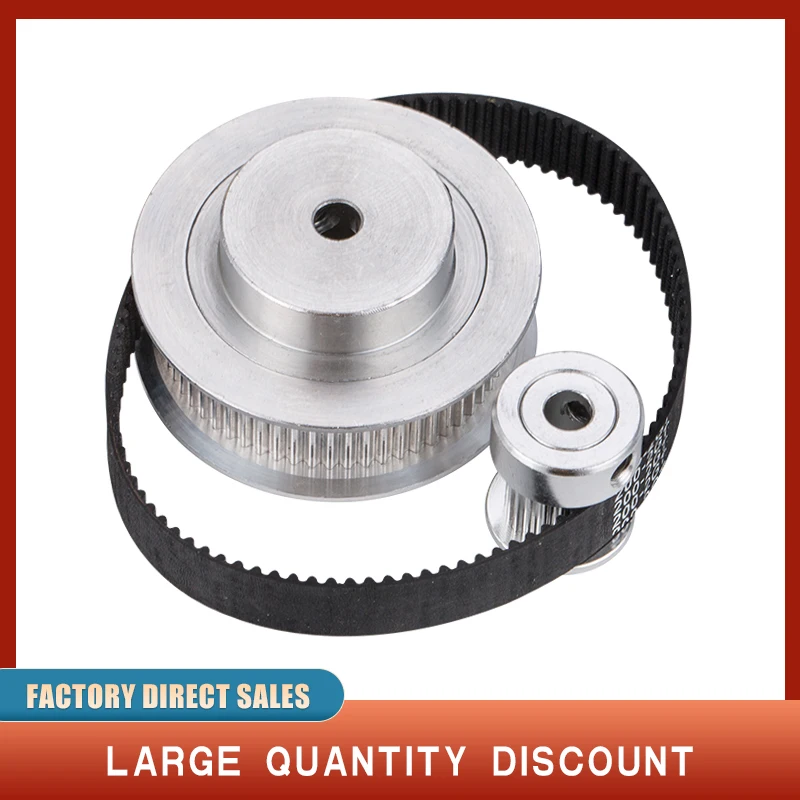 60teeth 20teeth GT2 Timing Belt Pulley Bore 5mm/8mm Reduction 3:1/1:3 belt width 10mm for 3D printer accessories