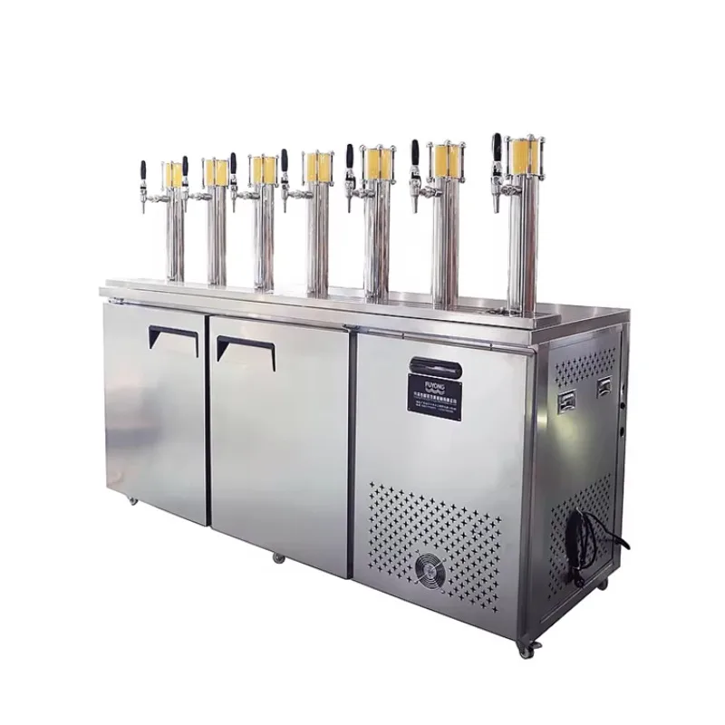 Custom Air And Water Cooling Machine Beer Cooler Kegerator Draft Beer Dispenser