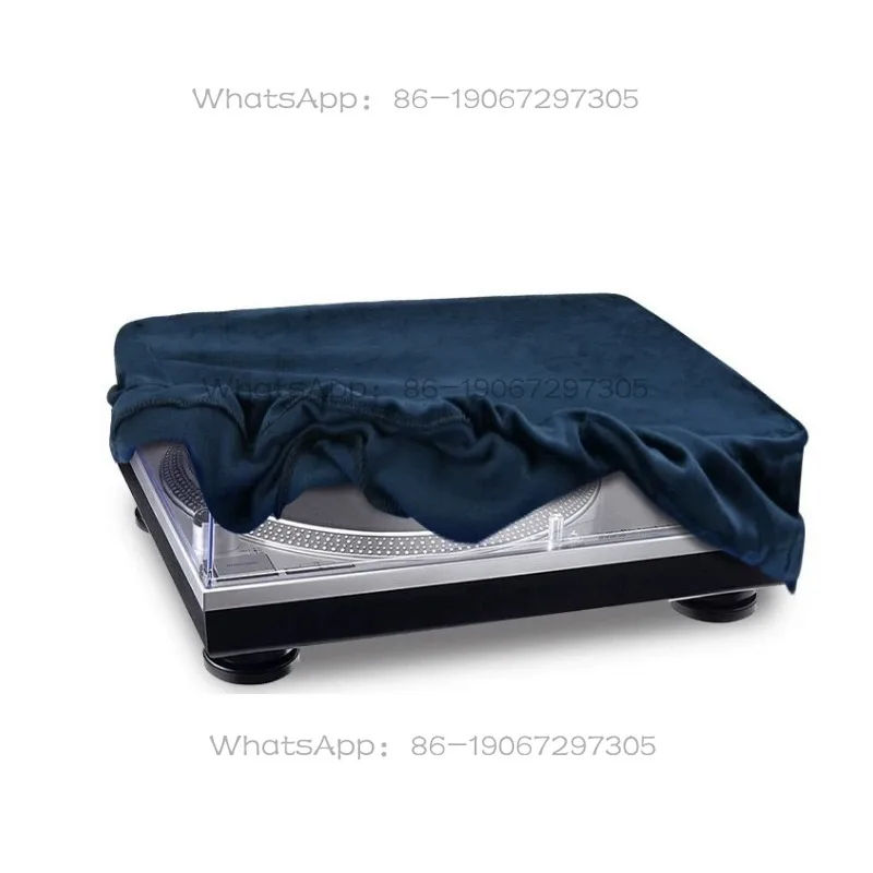 Compatible with AT-120xusb Vinyl Record Players, Dustproof Protective Cover, Velvet Dust Cover