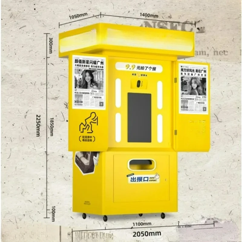 Kamera retro koran kuno 2026 langsung dari pabrik, kamera stiker kepala besar, kamera luar ruangan, bilik foto mobile
