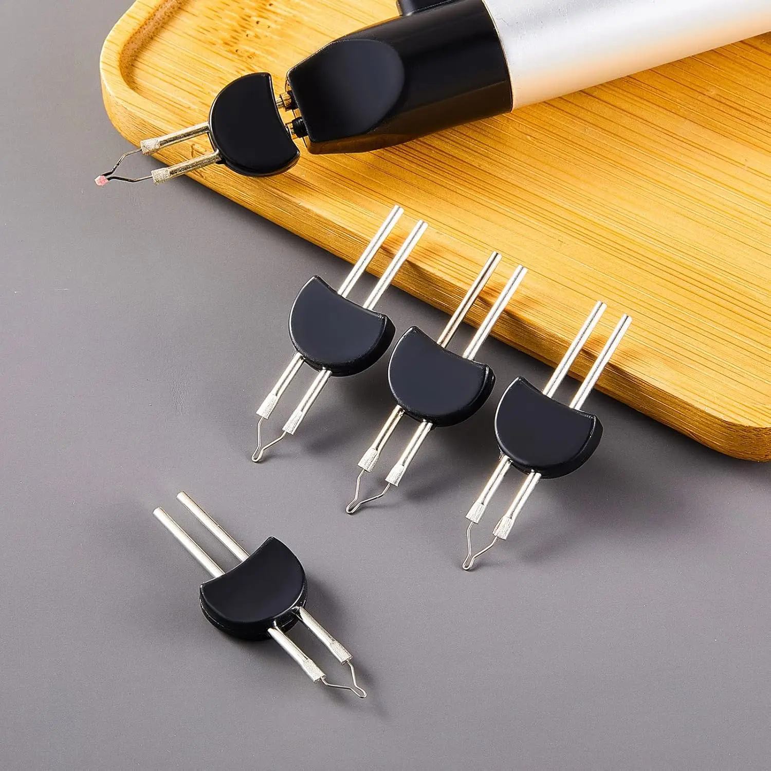 

5Pcs Fine Tip Thread Burner Replacement for Bead Weaving and Jewelry Making Instant Max Melting Welding Pen Heads