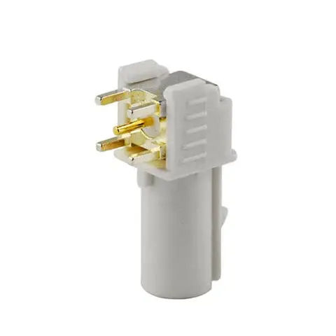 Fakra SMB B Male Right Angle PCB Mount RF Coaxial Adapter for GPS Navigation Telematics Vehicle Ship Communication