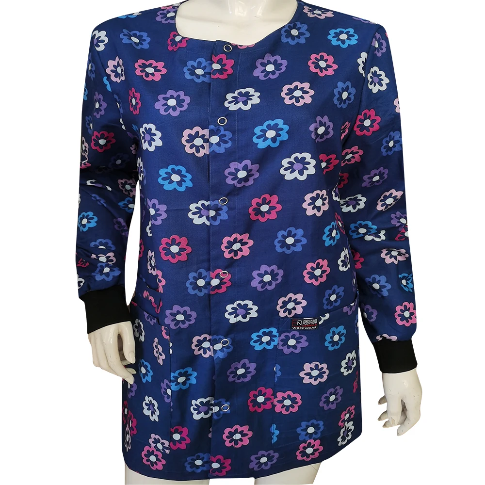 Giacche chirurgiche più lunghe Hennar, giacche mediche taglia XXS- 4XL, giacche da donna musulmane