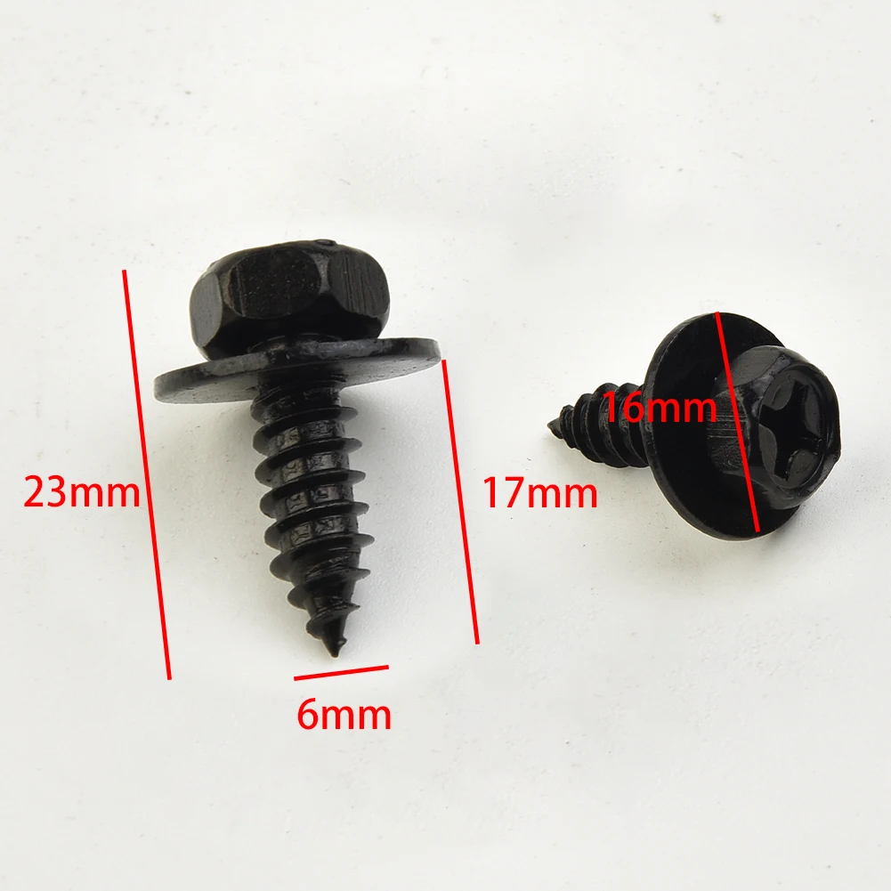 30Pcs Bolt Retainer Clamps Fender Liner Under Cover Screw For Toyota 90159 60498 Screw Retainer Fastener Clips