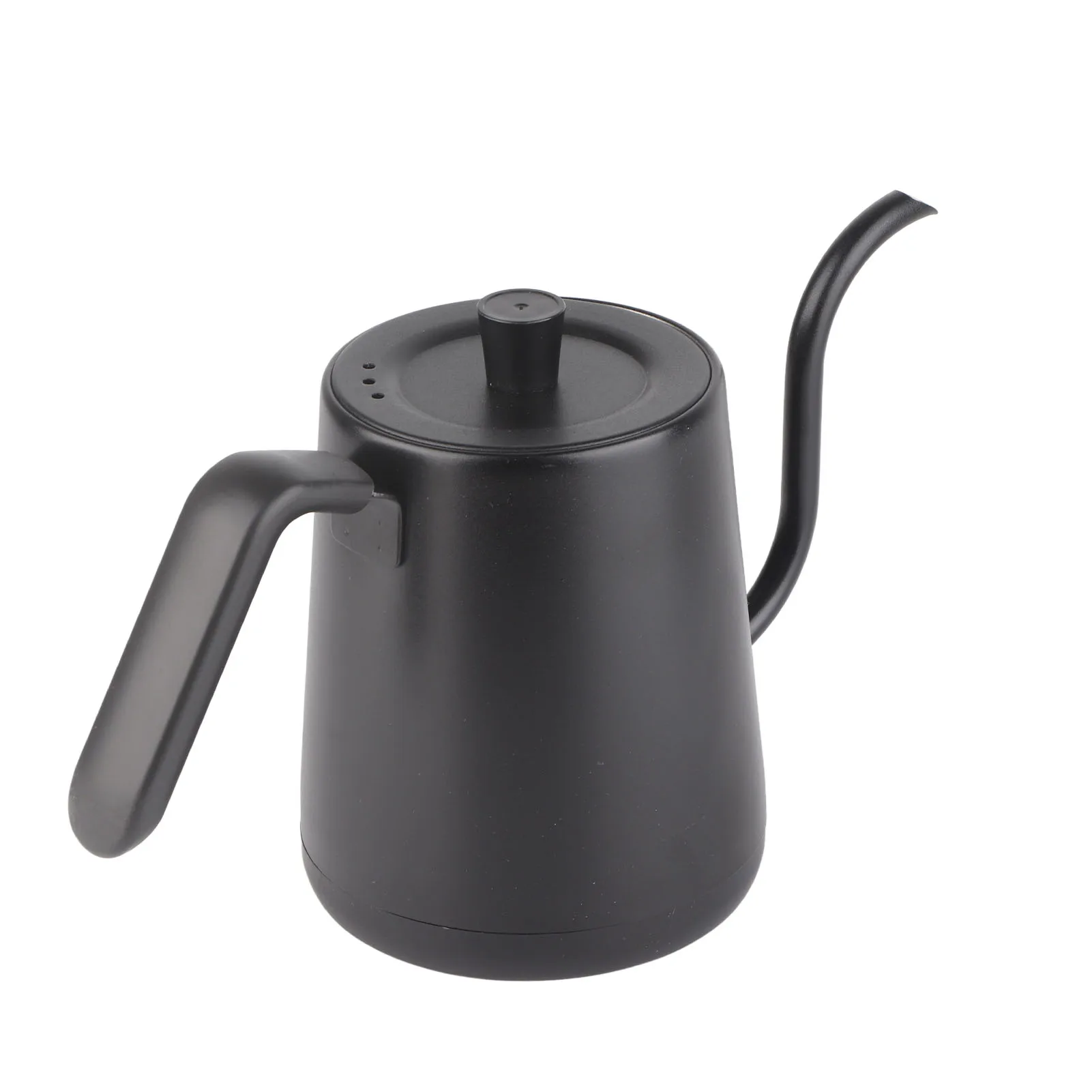 กาต้มน้ำไฟฟ้าแบบคอหงม ทำจากสแตนเลส ใช้สำหรับต้มชา กาแฟ ควบคุมอุณหภูมิอัตโนมัติ เก็บความร้อนได้ดี