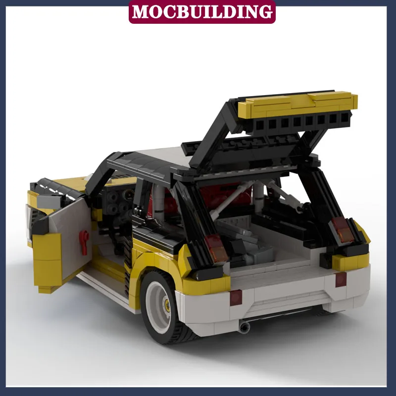 MOC Hatchback ชุดประกอบบล็อกอาคารรถเมืองกีฬารถคอลเลกชัน Series ของเล่นของขวัญ