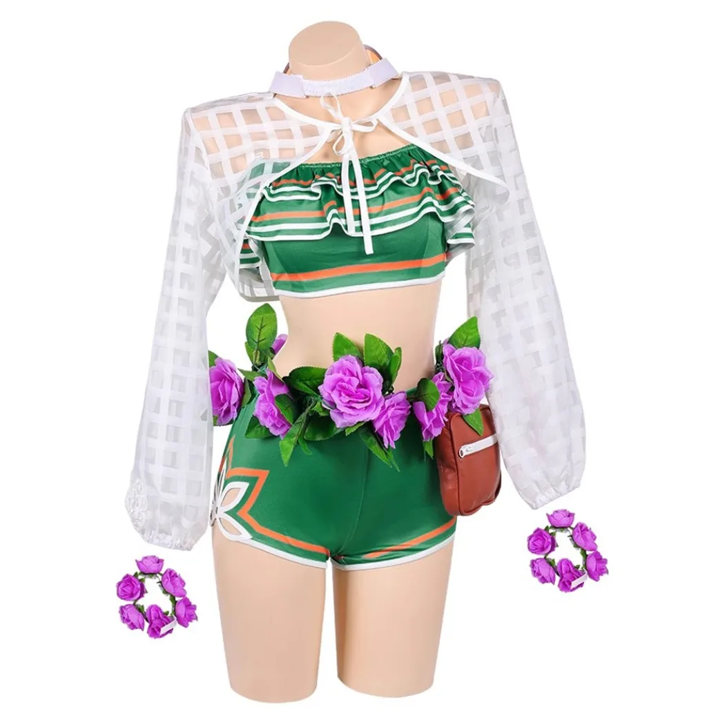 

Rivals Squirrel Costume Woman Doreen Green Cosplay Beach swimsuit set Outfits