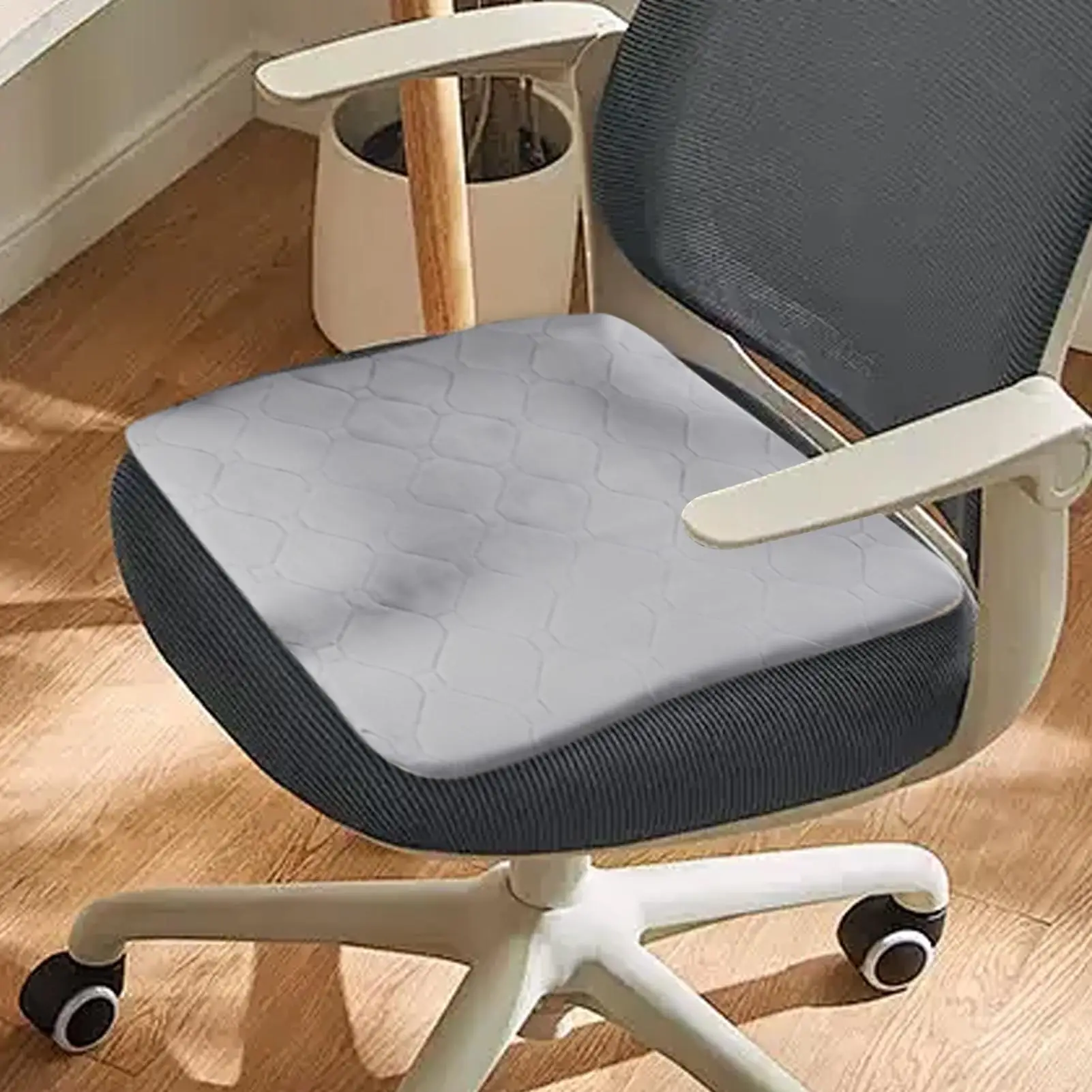Heated Office Chair Pad Heating Seat Pad 6 Temperature Settings Breathable Mat For Winter Wheelchair Travel Recliner Stadium