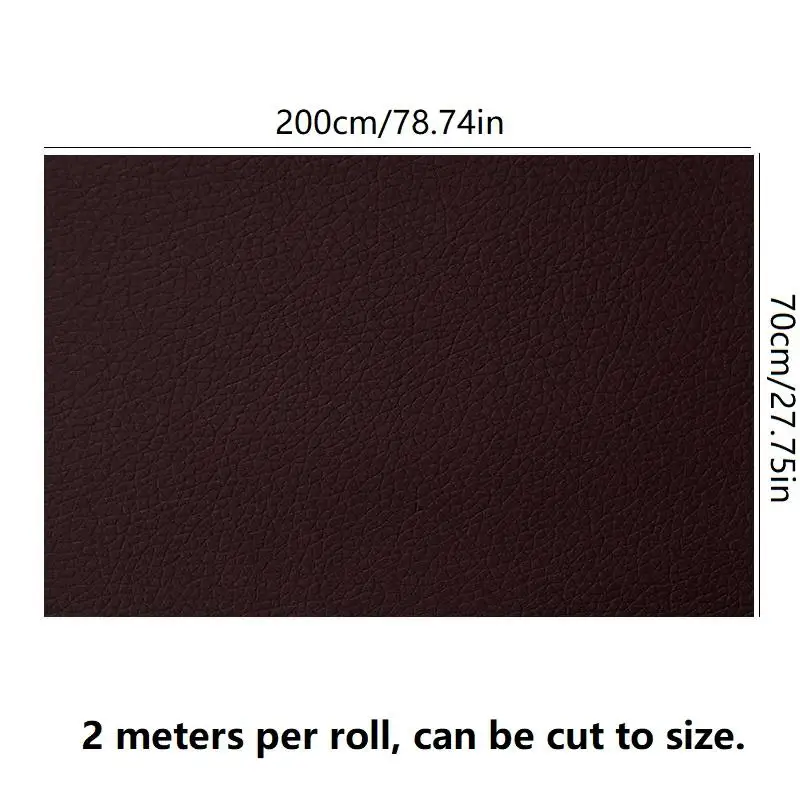 Leather Repair Sticker Non-Toxic Odorless Imported Glue 70x200cm Large Size for Car Interior Sofa Furniture Renovation