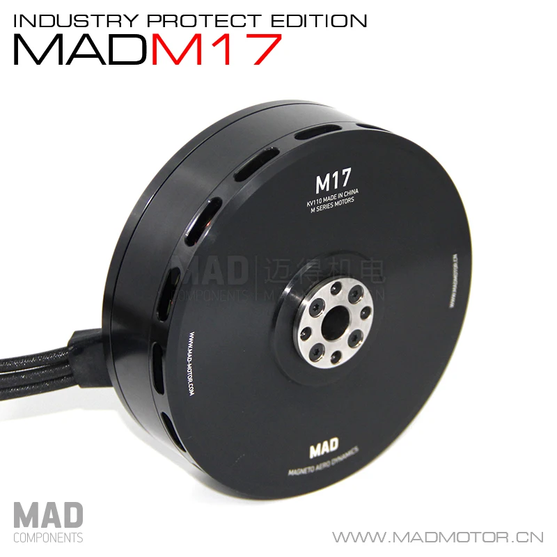 MAD Multi axis Multi rotor Power Motor Outward Rotating Three phase Disc DC Brushless Motor Large Load Plant Protection M17